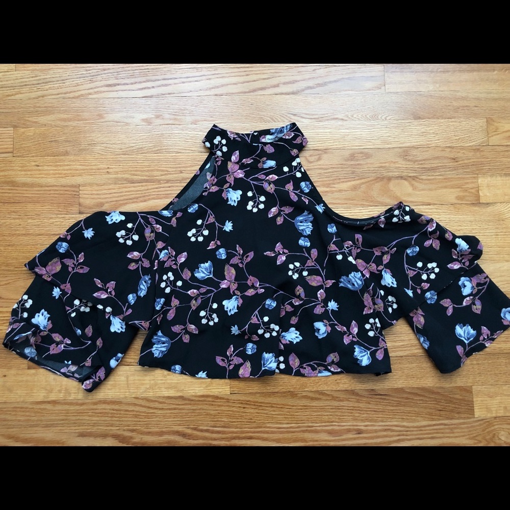 Floral crop top